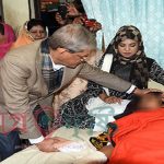 সুবর্ণচরে ধর্ষিতা নারীর পাশে ফখরুল